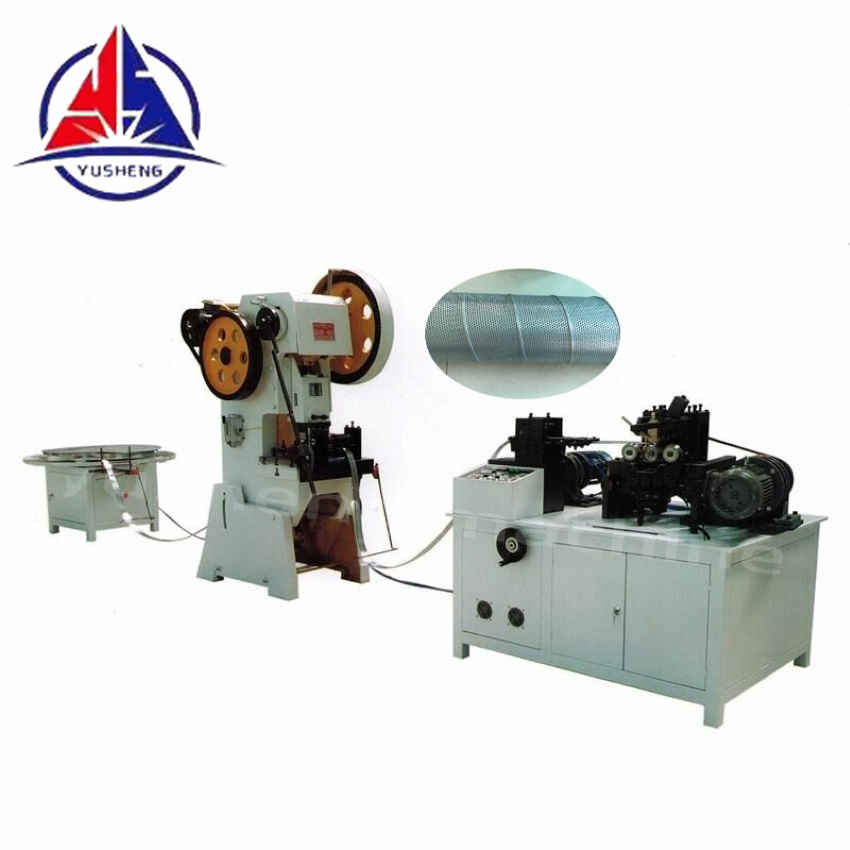 Industrial oil filter round hole tube rolling machine