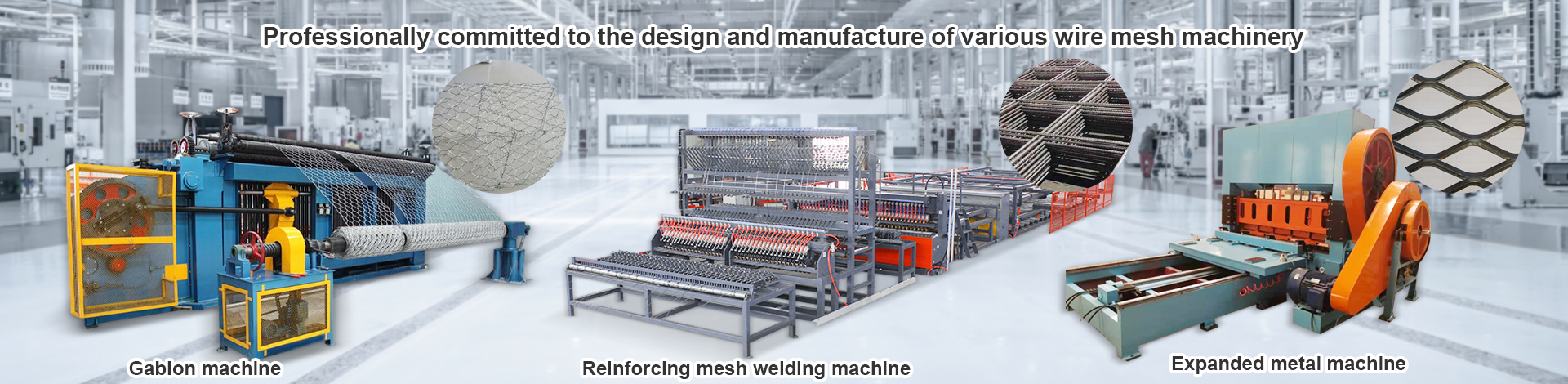 Crimped wire mesh machine